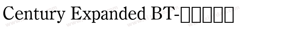 Century Expanded BT字体转换